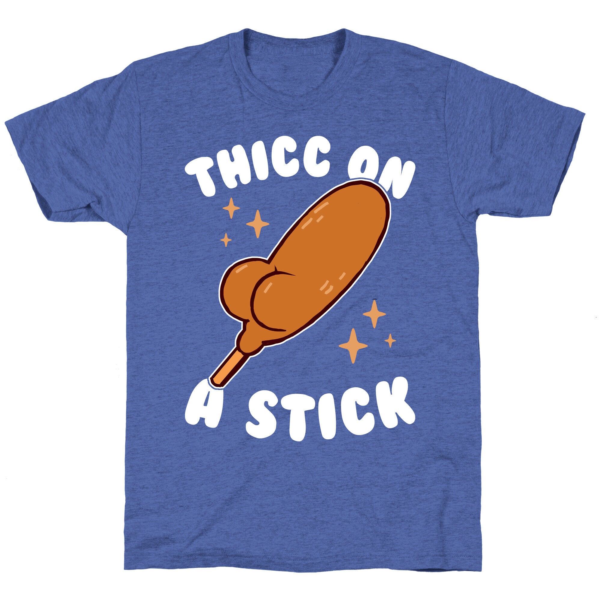 Thicc On A Stick Unisex Triblend Tee